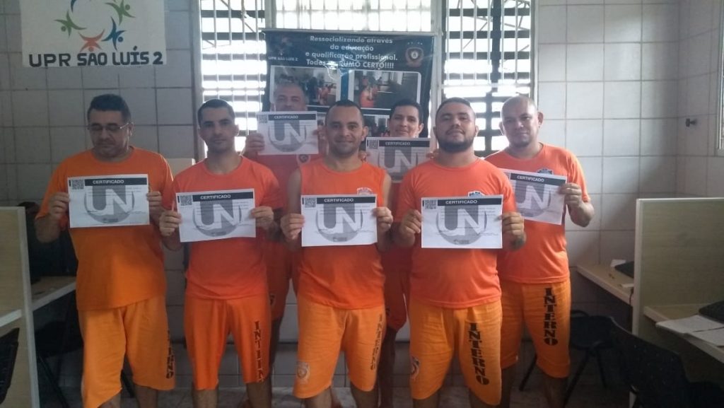 Reeducandos são certificados com cursos de capacitação da Uema