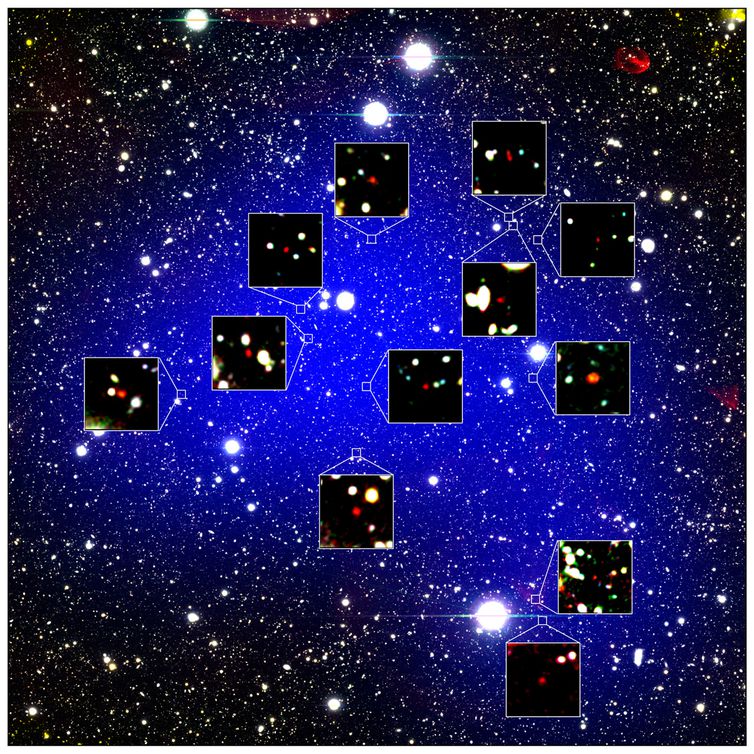 Descoberto protoaglomerado de galáxias mais distante do universo