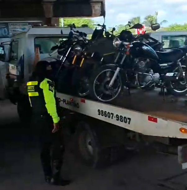 Veja! Operação apreende dezenas de motos, na capital maranhense