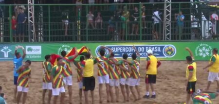 Sampaio Corrêa conquista Supercopa de beach soccer em final disputada contra anfitrião