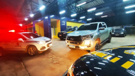 Fiscalização da PRF apreende veículos adulterados e com registro de roubo no Maranhão