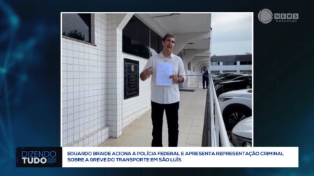 Eduardo Braide vai à PF e acusa empresários e sindicato por greve dos ônibus em São Luís