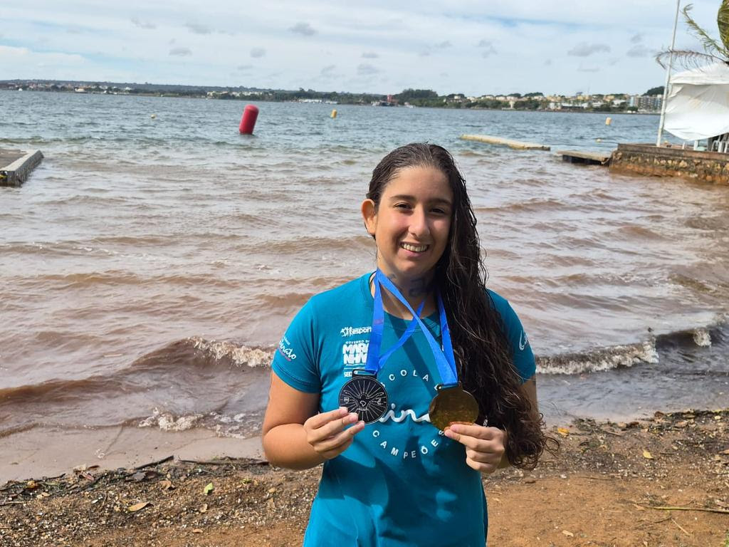 Sofia Duailibe fatura duas medalhas em etapa da Copa Brasil de Águas Abertas