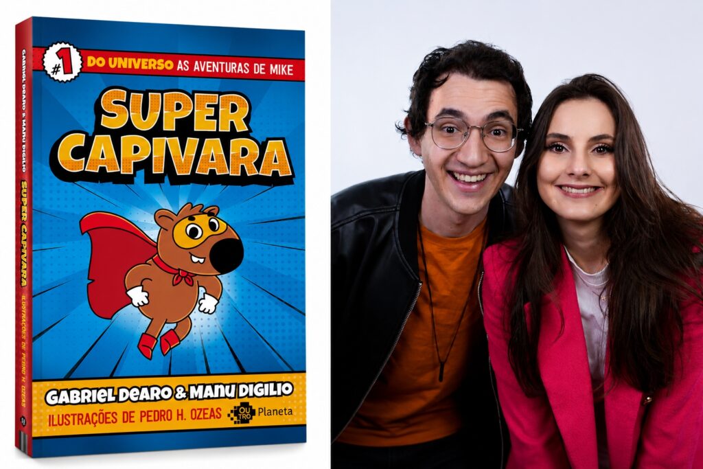 Sucesso infantojuvenil ‘SuperCapivara’ chega a São Luís com sessão de autógrafos