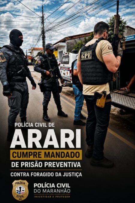 Preso após cinco anos foragido autor de ataque a tiros que deixou vítima paraplégica no Maranhão
