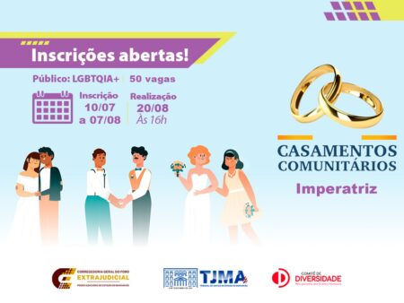 Casamento comunitário LGBTQIA+ em Imperatriz abre inscrições para 50 casais