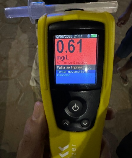 Motorista sem CNH é preso por embriaguez ao volante na BR-226, em Barra do Corda