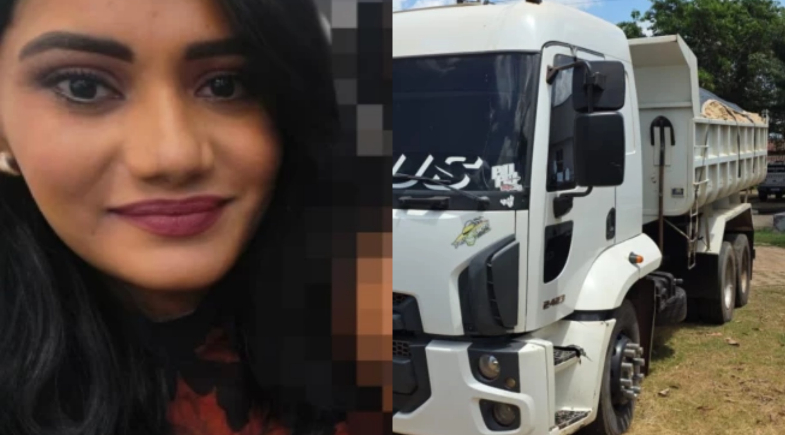 Professora morre atropelada por caminhão na BR-316, em Bacabal
