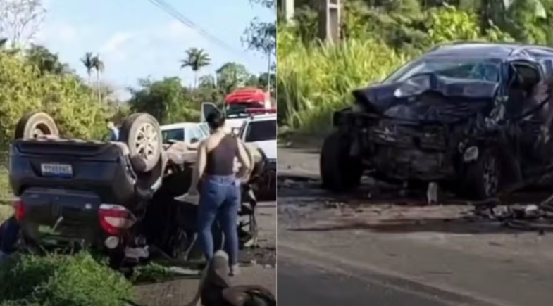 Acidente com dois veículos na BR-135 deixa três mortos em Presidente Dutra