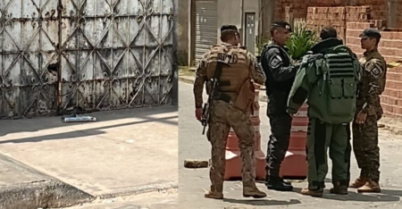 Artefato é detonado pelo Bope após ser arremessado contra casa na Grande São Luís