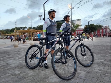 Praça Deodoro passa a contar com policiamento de bicicleta