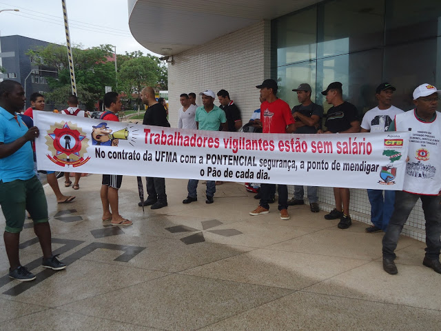 Com atrasos nos salários, vigilantes entram em greve na UFMA