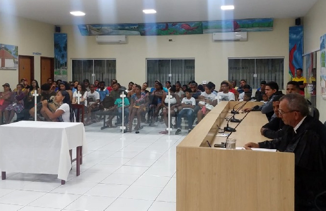 Oito réus são julgados pelo Tribunal do Júri em Cururupu