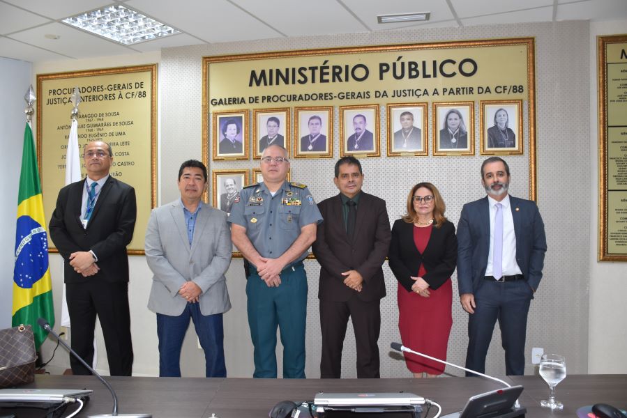 PGJ recebe comandante-geral da Polícia Militar do Maranhão