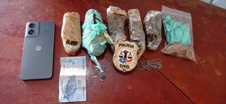 Mulher grávida é presa por tráfico de drogas