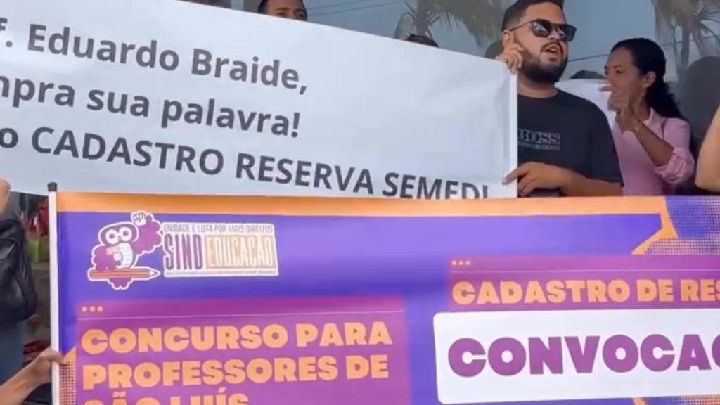 Aprovados no concurso da Educação de São Luís cobram convocação imediata da Prefeitura