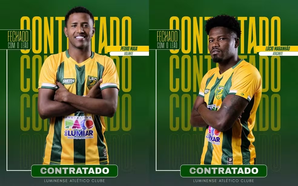Luminense reforça elenco com volante e atacante experiente para o estadual
