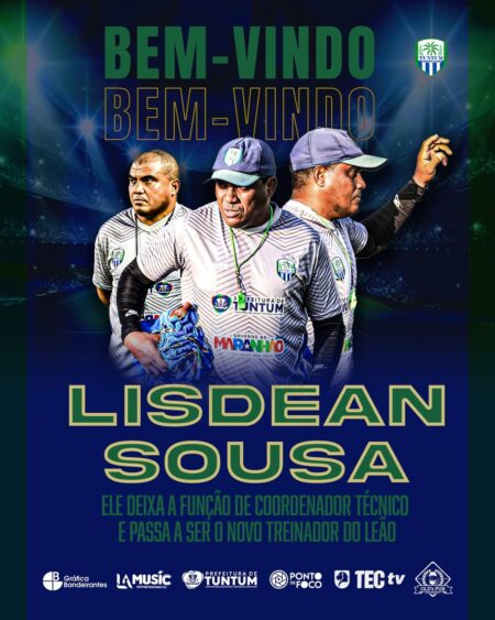 Tuntum efetiva Lisdean e busca reação no Maranhense