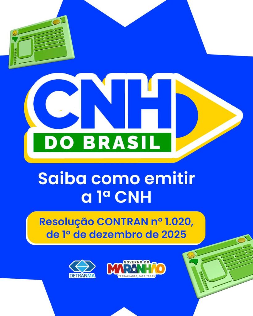 Detran-MA divulga novo passo a passo para tirar a primeira habilitação pelo CNH do Brasil