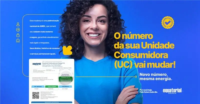Equatorial informa cronograma atualizado para padronização nacional do número das Unidades Consumidoras