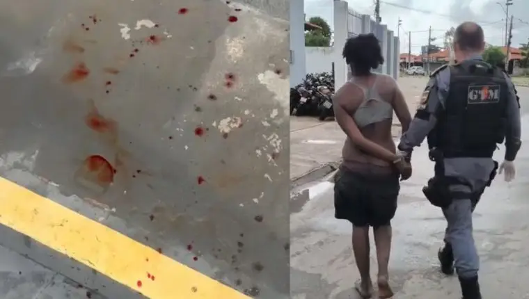 Mulher é presa suspeita de esfaquear homem após discussão em bar na região do Parque Vitória