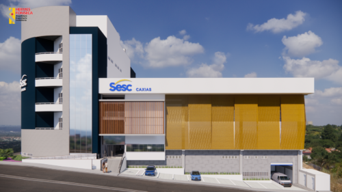 Nova sede do Sesc em Caxias terá parque aquático e cine teatro em projeto de mais de 9 mil m²