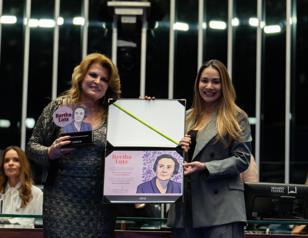 Primeira desembargadora do Quinto Constitucional no Maranhão, Graça Amorim é homenageada com prêmio Bertha Lutz