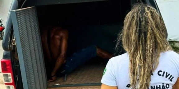 Homem é preso em flagrante em Arari suspeito de filmar enteada de 17 anos durante banho