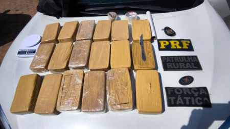 PRF e PMMA encontra 18,5 kg de crack em abordagem na BR-010, no Maranhão