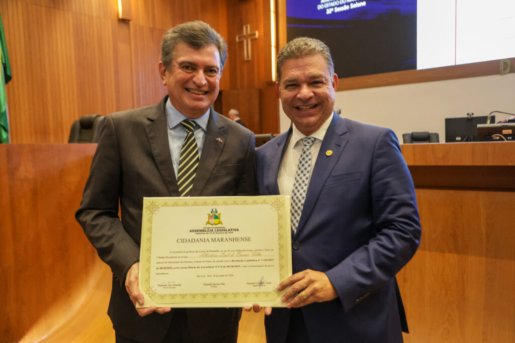 Assembleia Legislativa concede Título de Cidadão Maranhense a Albertino Leal